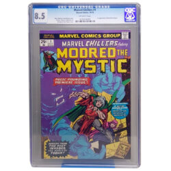 Marvel Chillers #1 (featuring Modred the Mystic) Marvel Comics October 1975 (CGC Graded 8.5)