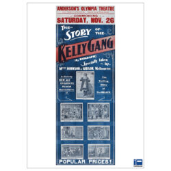 The Story Of The Kelly Gang 1906 Movie Poster A2 Full-Colour Reproduction