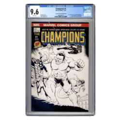 Champions #1 Dynamic Forces Sketch Edition (Direct Edition) Marvel Comics December 2016 (CGC Graded 9.6)