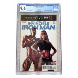 Invincible Iron Man #7 1st Appearance of Riri 'Iron Heart' Williams (Direct Edition) Marvel Comics June 2016 (CGC Graded 9.6)