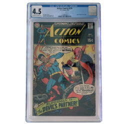 Action Comics #378 (The Devil's Partner!) DC Comics July 1969 (CGC Graded 4.5)