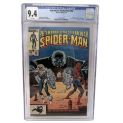 The Spectacular Spider-Man #98 (origin of The Spot) Marvel Comics January 1985 (CGC Graded 9.4)