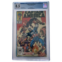 Captain America #335 (featuring the new Cap: John Walker) Marvel Comics November 1987 (CGC Graded 8.5) Direct Edition