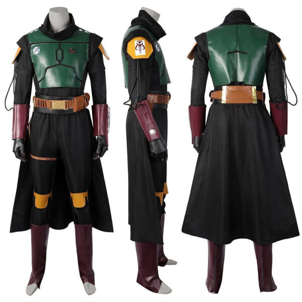 Star Wars 'The Mandalorian' Boba Fett Cosplay Costume Adult Size: XXL (Suits AU Sizes L and XL)