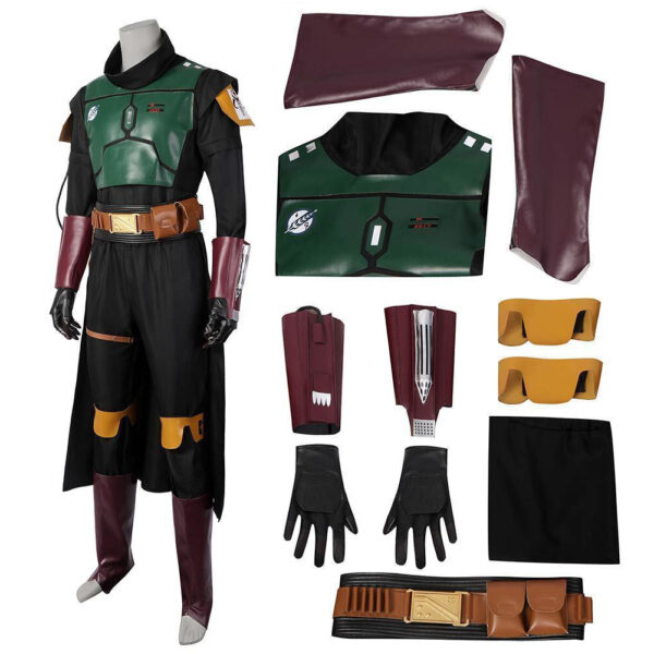 Star Wars 'The Mandalorian' Boba Fett Cosplay Costume Adult Size: XXL (Suits AU Sizes L and XL) - Image 3