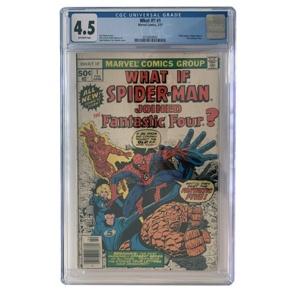 What If Spider-Man Joined The Fantastic Four? #1 Marvel Comics February 1977 (CGC Graded 4.5)