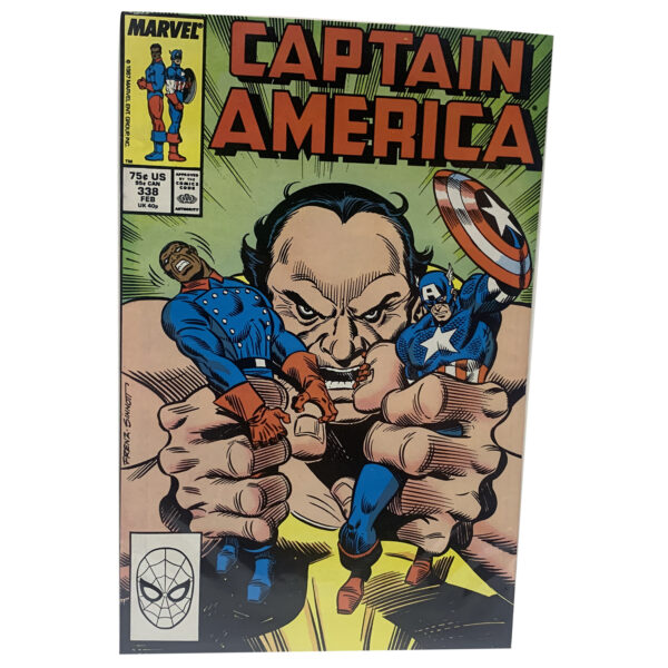 Captain America #338 (Power Struggle) Marvel Comics February 1988 (Very Fine)