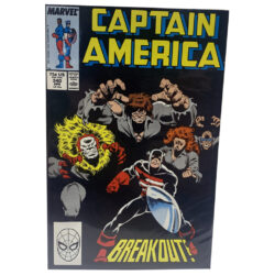 Captain America #340 (Breakout!) Marvel Comics April 1988 (Very Fine)