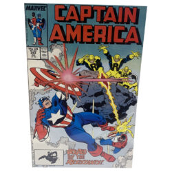 Captain America #343 (Routed by the Resistants!) Marvel Comics July 1988 (Very Fine)