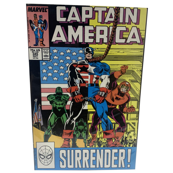 Captain America #345 (Surrender!) Marvel Comics September 1988 (Very Fine)