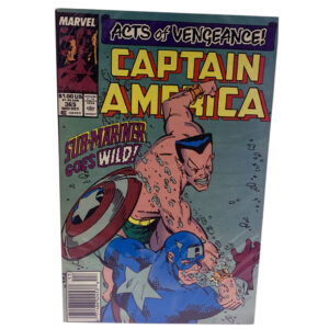 Captain America #365 (Sub-Mariner Goes Wild!) Marvel Comics Mid December 1989 (Very Fine)