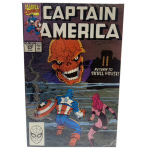 Captain America #370 (Return to Skull House!) Marvel Comics May 1990 (Very Fine)