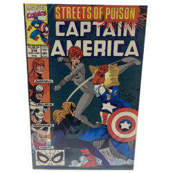 Captain America #376 (Cross Purposes!) Marvel Comics Early September 1990 (Very Fine)