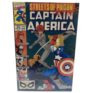 Captain America #376 (Cross Purposes!) Marvel Comics Early September 1990 (Very Fine)