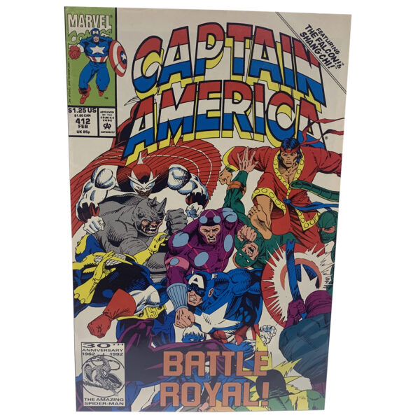 Captain America #412 (Battle Royal!) Marvel Comics February 1993 (Very Fine)