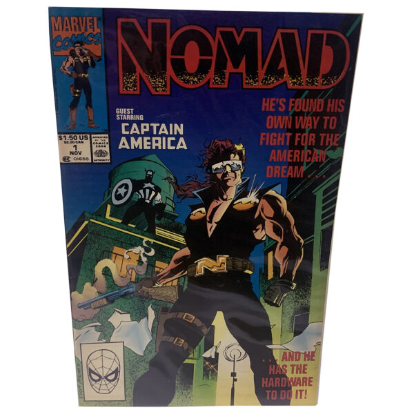 Nomad #1 (Guest Starring Captain America) Marvel Comics November 1990 Limited Series (Very Fine)