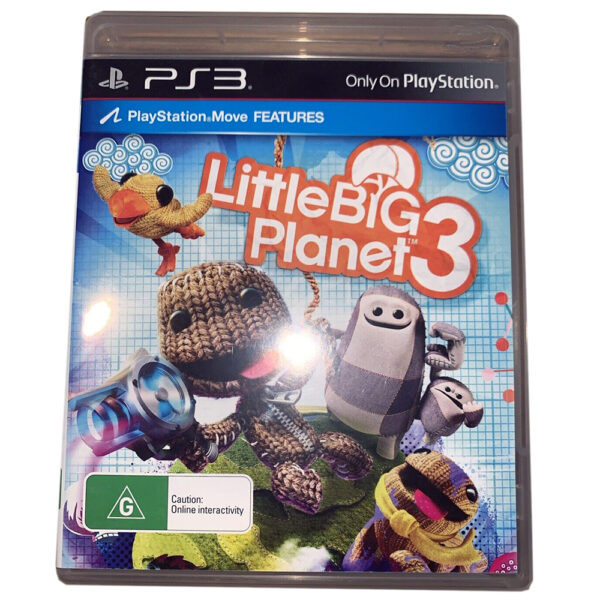 Little Big Planet 3 (PlayStation Move Features) with Manual PS3 2014